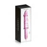 Dildo puissant en verre avec poignée 28.5cm Rose N°12 - Glossy Toys