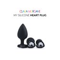 Clara Morgane -PLUG ANAL - My Silicone HEART transparent -