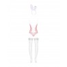 COSTUME DE LAPIN 4-PCS ROSE