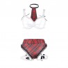 COSTUME D'ÉCOLIÈRE SEXY AVEC SOUTIEN-GORGE -SUBBLIME