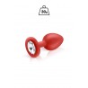 plug bijou silicone rouge 30g
