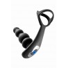 Stimulateur de prostate tête rotative avec double cockring