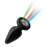 PLUG ANAL EN SILICONE LUMINEUX AVEC LUMIÈRE LED taille : M