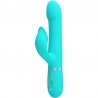 RABBIT PERLES VIBRATEUR -VERT AQUA -PRETTY LOVE