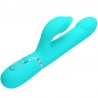 RABBIT PERLES VIBRATEUR -VERT AQUA -PRETTY LOVE