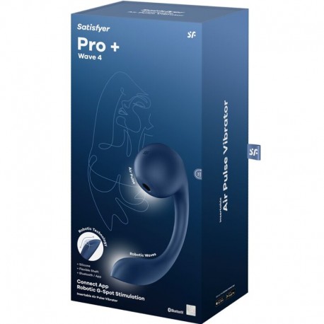 STIMULATEUR POINT G ET IMPULSION D'AIR -SATISFYER - PRO+ WAVE 4