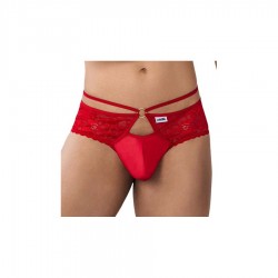 String Dentelle à Lacets ATARGIS Rouge