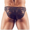 Slip sexy dentelle Noir