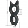 CRAZY BULL - BAGUE DOUBLE EN SILICONE TORAN MODÈLE 20