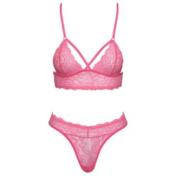 lingerie de Cottelli FANTASY avec soutien-gorge doux et string S/M