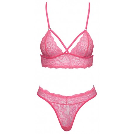 lingerie de Cottelli FANTASY avec soutien-gorge doux et string S/M