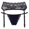 Ensemble de lingerie en dentelle élastique