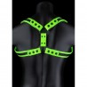 Harnais phosphorescent Sling Glow Noir-Vert Néon L/XL
