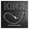 KINK - PINCES À TETONS - chaine plate argent 34 CM