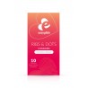 EasyGlide -10 préservatifs RIBS AND DOTS