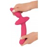 COUPLES CHOICE - VIBROMASSEUR 2en1 + Butt Plug POUR COUPLE