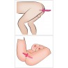 COUPLES CHOICE - VIBROMASSEUR 2en1 + Butt Plug POUR COUPLE