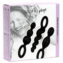 BOOTY CALL Set 3 Plugs Anals noir Satisfyer