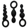 Set 3 Plugs Anals noir Satisfyer