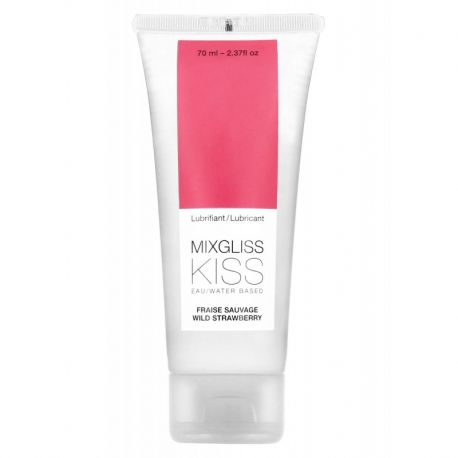 Kiss Fraise Sauvage 70 ml Lubrifiant Eau Mixgliss