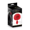 Plug anal rouge pompon queue de lapin Sweet Caress