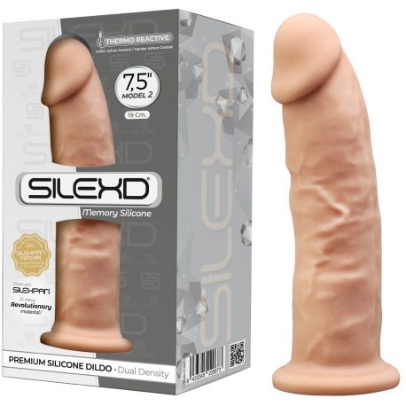 Gode Réaliste Double Densité N° 2 - 19 cm Silexd