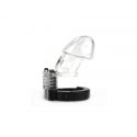 Cage de chasteté ajustable Clear
