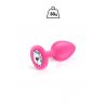 Plug bijou rose silicone Cloud 30g Taille S Hidden Eden