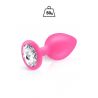 Plug bijou rose silicone Cloud 50g Taille M Hidden Eden