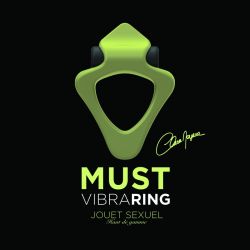 Anneau Vibrant Must Vibra Ring Phosphorescent en silicone Clara Morgane