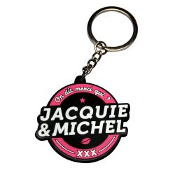 Porte-clés J&M logo rond Jacquie et Michel