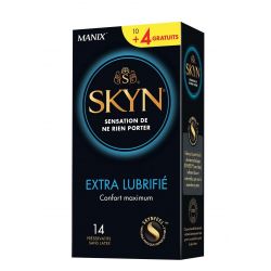 Préservatifs Skyn Extra Lubrifié 10+4 Manix