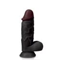 The Strong Black Gode réaliste ventouse 26 cm Captain Red