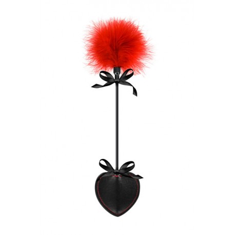 Tapette Coeur Pompom Rouge